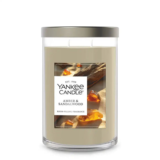 Amber & Sandalwood Large Tumbler Candle