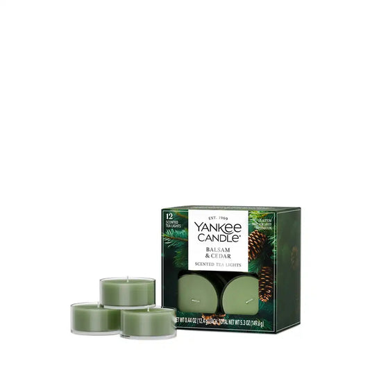 Balsam & Cedar Tea Light Candles