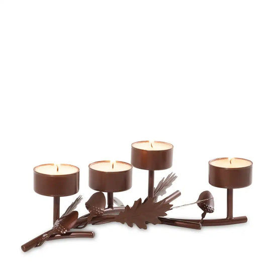 Acorn Branch Tea Light Candle Holder Tea Light Candle Holders