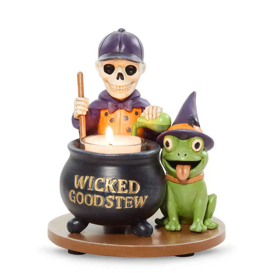 Bonebury Lane Wicked Good Tea Light Candle Holder Tea Light Candle Holders
