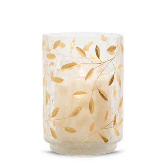 Gold Blossom Jar Candle Holder Jar Candle Holder